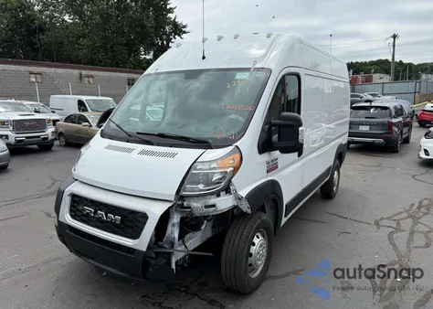 2021 Ram Promaster 1500 High Roof 136 Wb z USA, uszkodzony, nr VIN 3C6LRVBG8ME512250